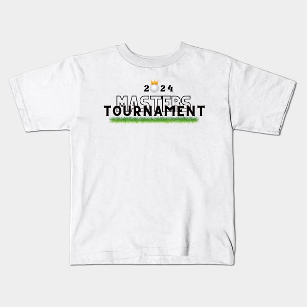 Masters Tournament 2024 Kids T-Shirt by SoulSummer